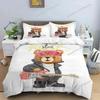 3D Print Bear Print Digital Polyester Bedding Sets,Girl's Boys Duvet Cover Set for Teens Queen Quilt Cover with Pillowcase963