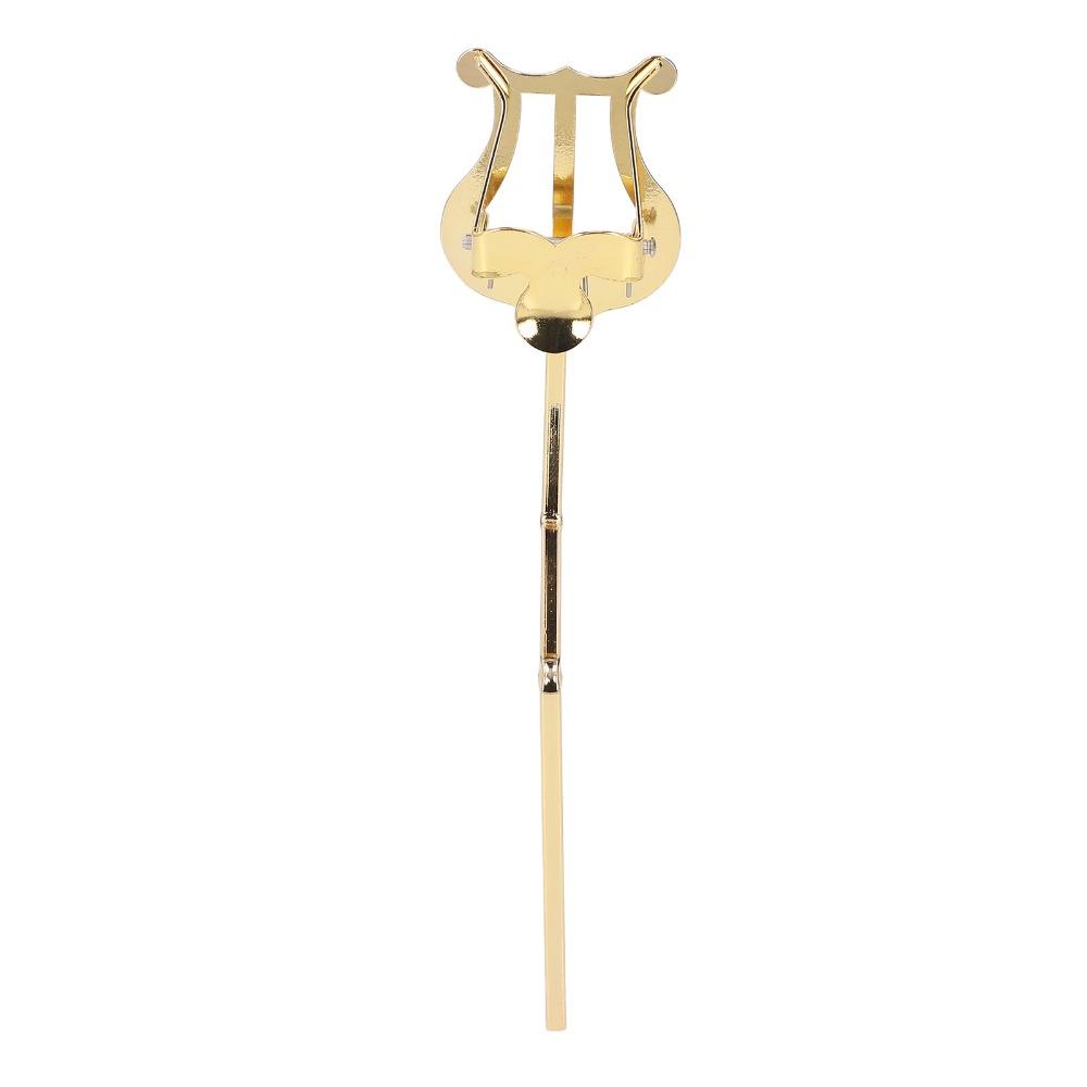 Gold Color Saxophone Lyre Holder Alloy Alto Saxophone Accessory For Outdoor Practice