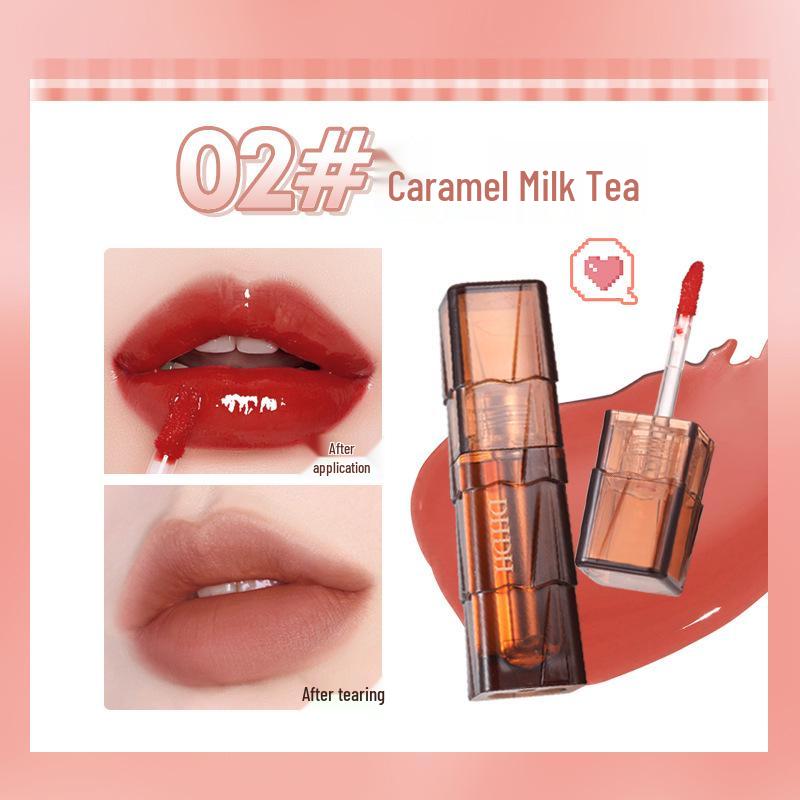 DHDH Black Swan Tear-off Lip Mask: Moisturizing Long-lasting Matte Lip Gloss 3ml