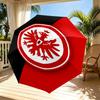 Eintracht Frankfurt Aufdruck Automatischer Öffnungs-Schließ-Regenschirm, Tragbarer Faltregenschirm, für Outdoor-Pendeln Campingausflug, Ideales Geburtstagsgeschenk