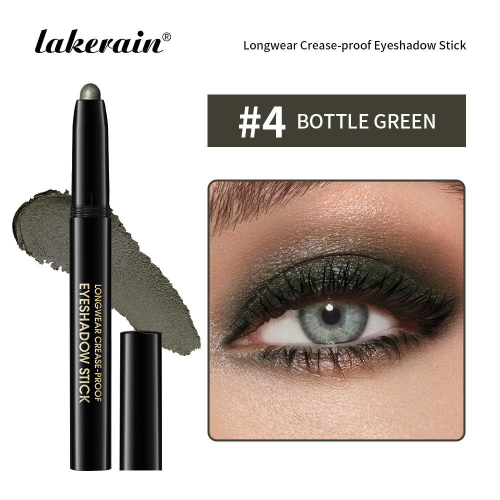Lakerain Eyeshadow Stick Shimmer and Matte Long Lasting Waterproof Highlighter Metallic Glitter Eye Shadow Pencil Cosmetics