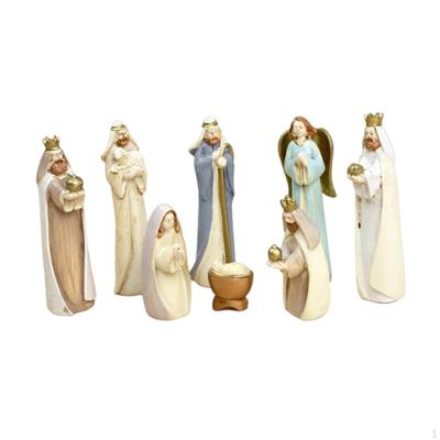 Christmas Nativity Scene Figurine, Centerpiece, Ornament, Collectible Gifts, Craft, Religious,