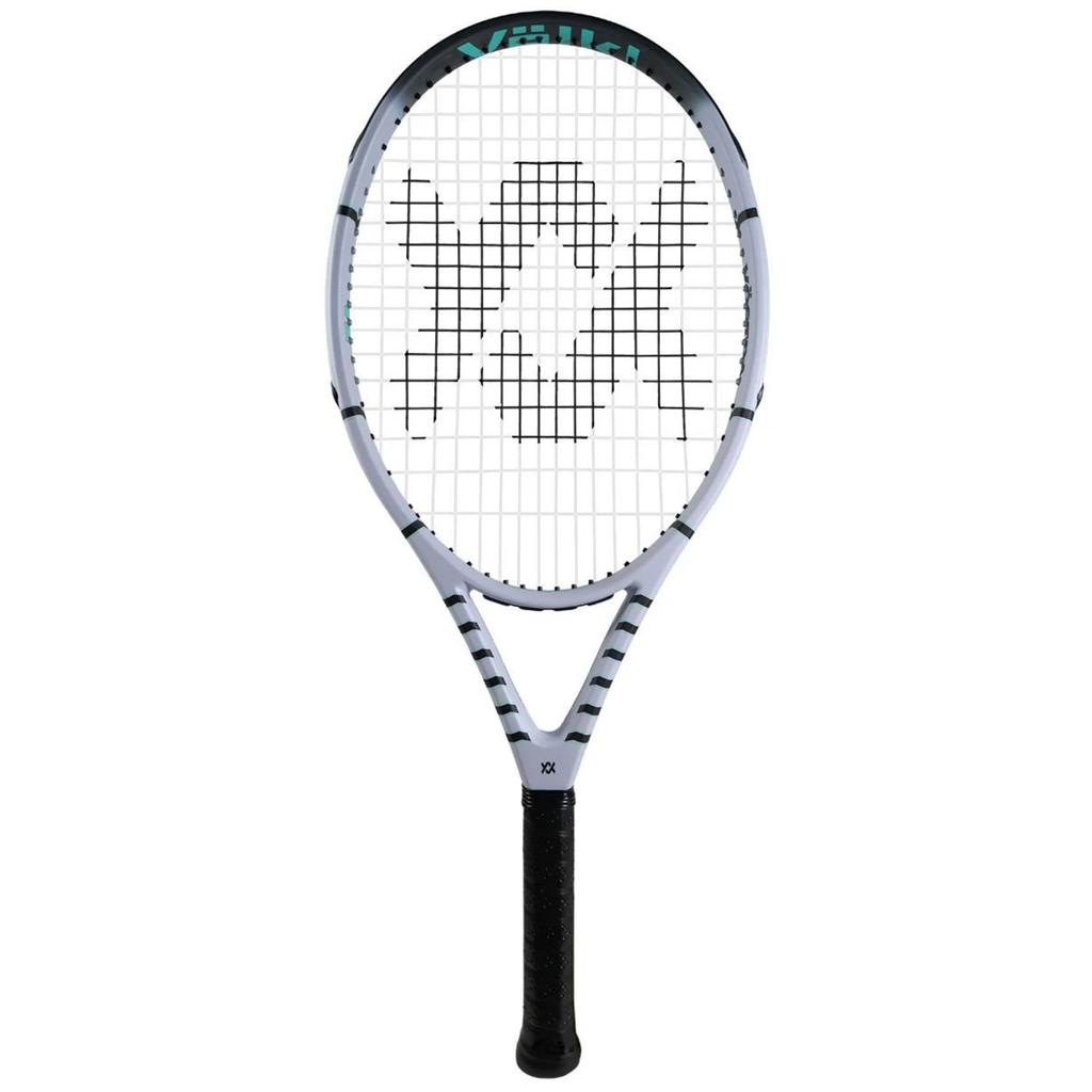 Racheta de tenis Volkl VOSTRA V2, model Red Cell și REVA, cu o greutate de 265 g sau 9,5 oz, dimensiunea gripului.: 0-5 Fără curaj (4 18 inci)