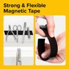 1pc Industrial Magnetic Tape Strong Adhesive Self Adhesive Suitable for Handicrafts, Art Projects, Whiteboards,Daily Office Use