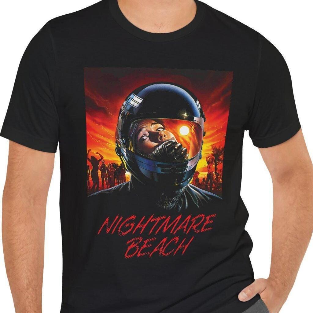 Nightmare Beach T-Shirt Black Short Sleeve Movie Tee