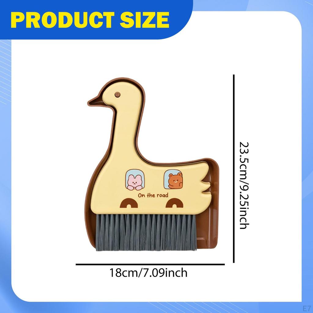 Mini Broom and Dustpan Cleaning Brush, Cute Portable Desk Tools, Desktop Keyboard Sweep