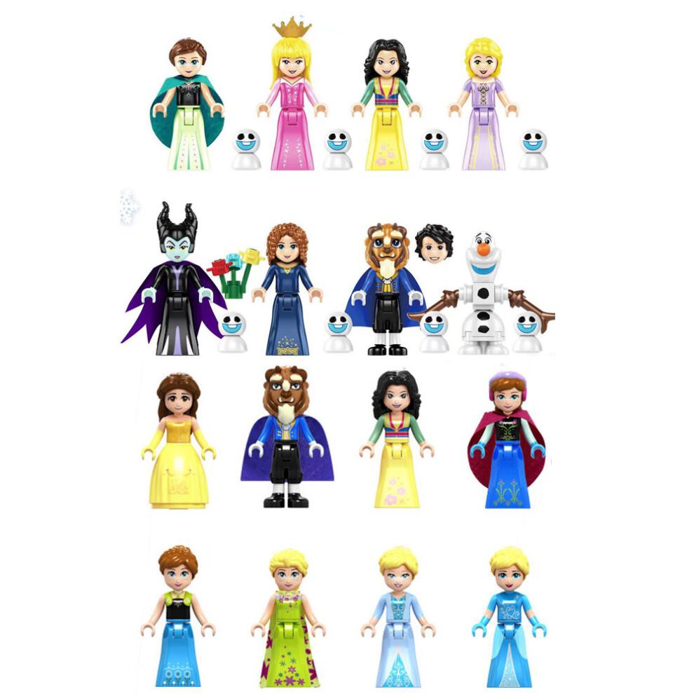 (Style G 24pcs) 24PCS Beauty and the Beast Minifigures Toys