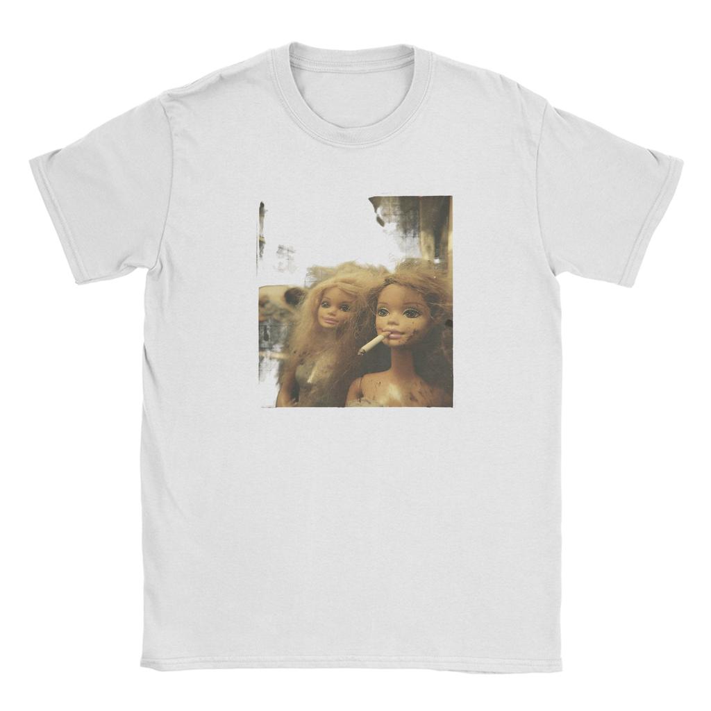 Unisex Funny Disgusting Doll Meme T Shirts Pure Cotton Tops Vintage Short Sleeve Crewneck Tees Printed TShirt