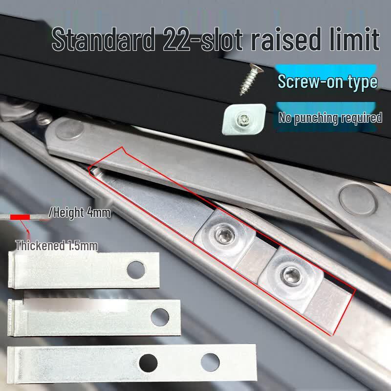 De Li Casement Window Friction Stay Limiter