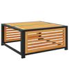 VidaXL Garden Table 68x68x30 Cm Solid Acacia Wood, Garden Coffee Table, Garden Side Table, End Table, 367644