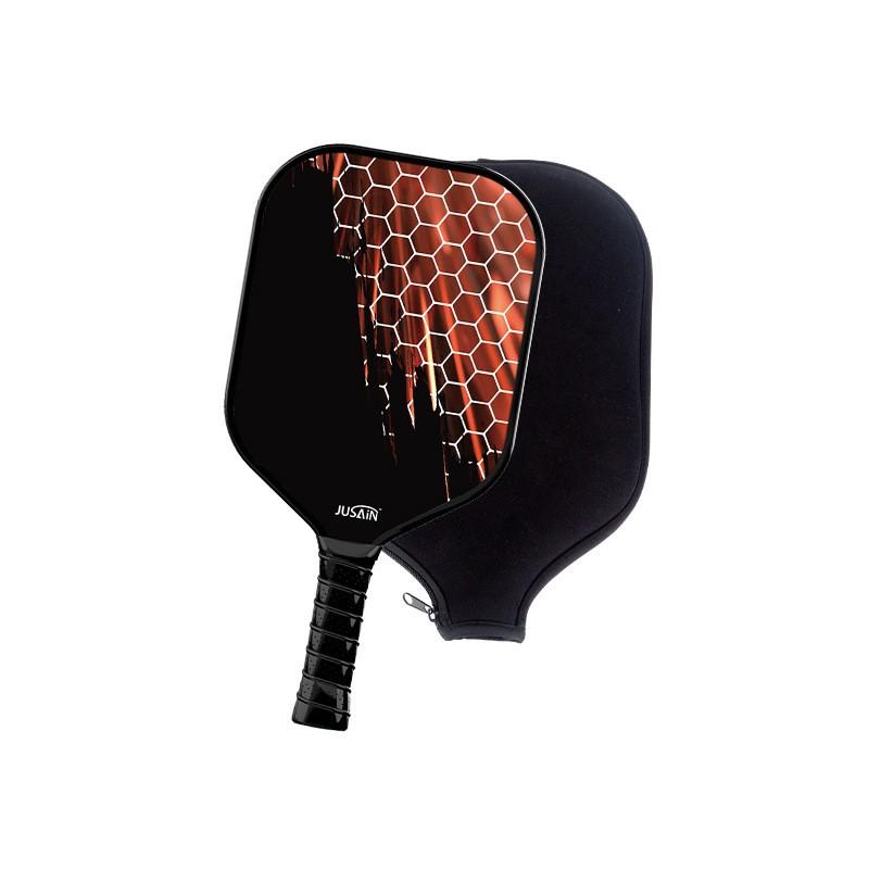 Pickleball Paddle With PP Honeycomb Core Fiberglass Face Lightweight Tournament Ready