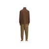 adidas Originals X C.P. Company Collaboration Casual Simple Long Sleeve Polo Shirt Unisex Tops Brown JE8671