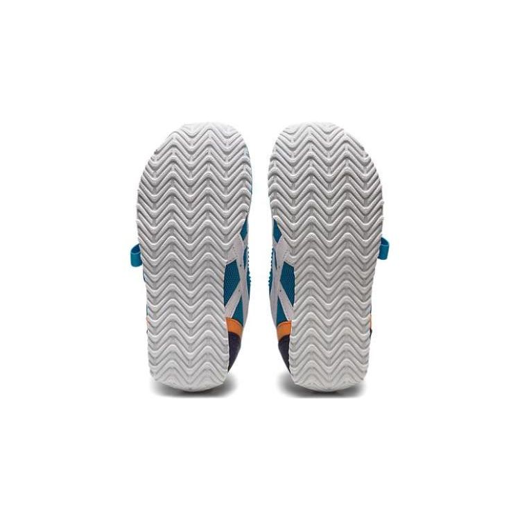 Asics Idaho Mini Lightweight Comfortable Durable Breathable Low-Top Running Shoes Kids sneaker Blue 1144A258-402