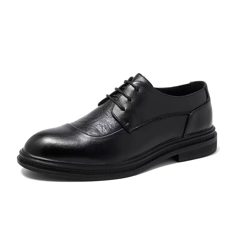 Men's leather shoes work light British bright leather heightening dress casual suit leather shoes men