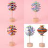 Wooden Rotary Lollipop Puzzle Toy For Office Stress Relief And Brain Teasers