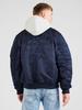 Winter Jacket Alpha Industries MA-1 ZH Back EMB (138105) Ultra Navy