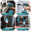 Seesii 650N.M Brushless Electric Impact Wrench 1/2 Inch Cordless Impact Wrench Screwdriver Power Tools for Car Tire Disassembly