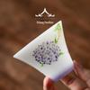 Luxury Ice Jade Porcelain Travel Tea Set - Portable Gongfu Quick-Brew Cup for Car & Outdoor Use