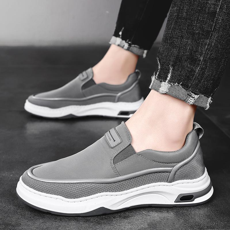 

2025 холщовые универсальные сетчатые туфли модные универсальные мягкая подошва удобные кеды новые черные спортивные и для отдыха на одной педали 44 серый