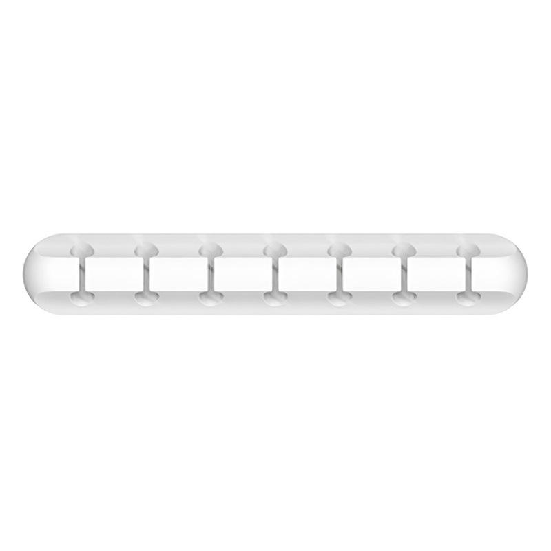 Organizzatore per Cavi in Silicone Autoadesivo da Scrivania - Supporto Multifunzione per Cuffie, Telefono e Cavi Dati.