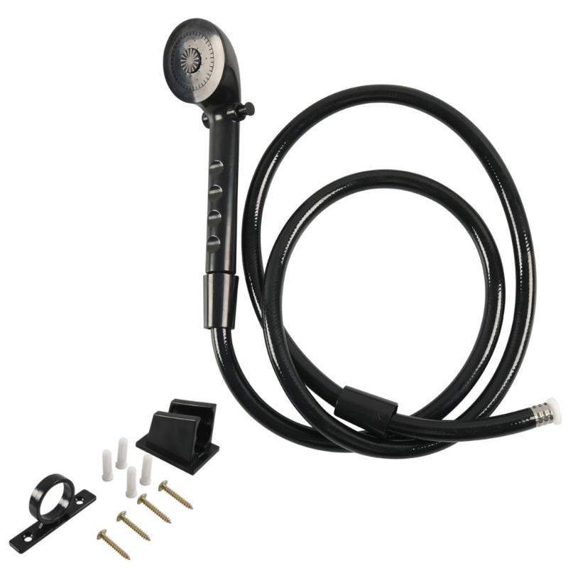 Bathroom Shower Hose 1.5M Lightweight Adjustable Sprayed Head Secure for Travel Trailers Campers Water Efficient Design