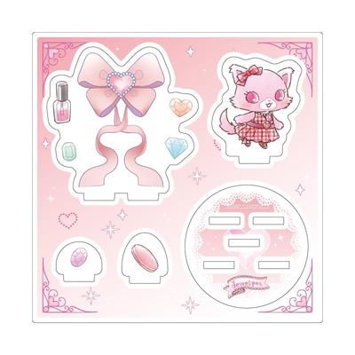 Jewelpet 03 Garnet [Graph Art Illustration] Acrylic Stand Plate
