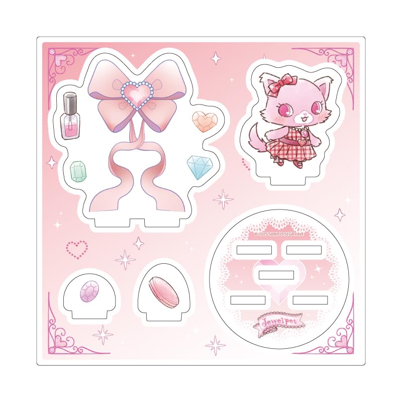 

Jewelpet 03 Garnet [Graph Art Illustration] Acrylic Stand Plate
