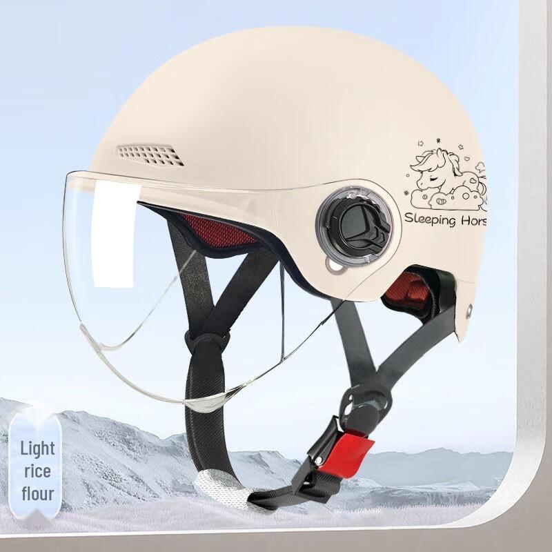 JINGRX All-Season 3C Certified Motorcycle & Electric Vehicle Helmet