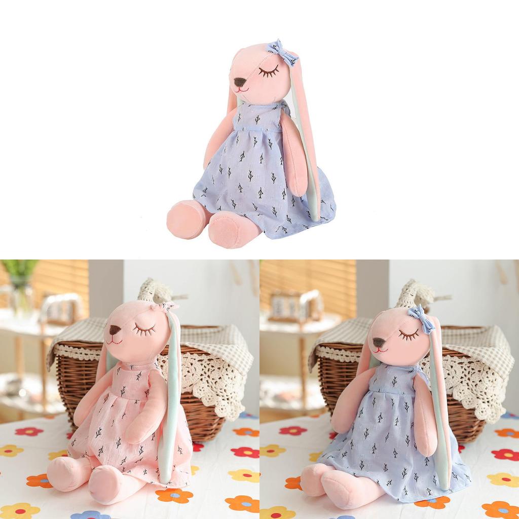 Plush Bunny Doll For Kids With Pp Cotton Filling And Soft Rabbit Fur For Comfort And Play