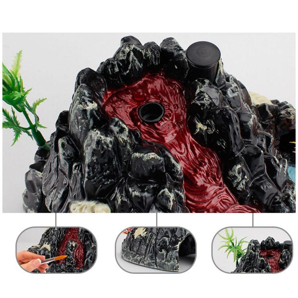 PVC Dinosaur Simulation Volcano Safety Material Volcano Simulation Scene Figure  Experiment Action