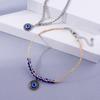 2pcs Bohemian Blue Evil Eye Anklets for Women Summer Beach Anklet Bracelets Chain Girls Jewelry Gifts