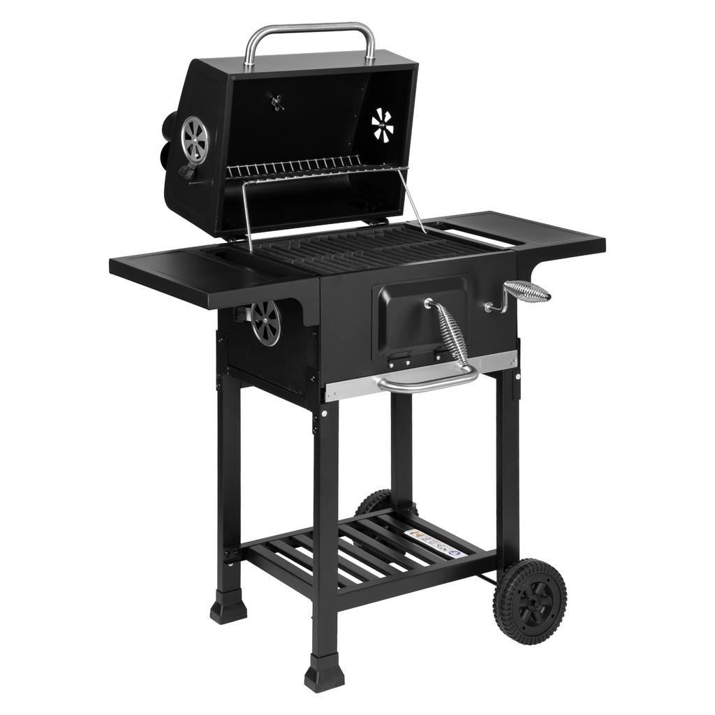 Grill Węglowy Ogrodowy Z Żeliwnym Rusztem Ferro