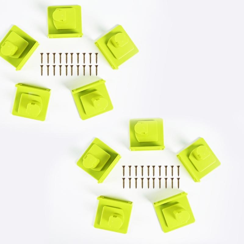 Tool Mount Holder Plastic Wall Mount Electric Tool Compatible Heavy Duty Battery Dock Holder Hanger for 18V Battery