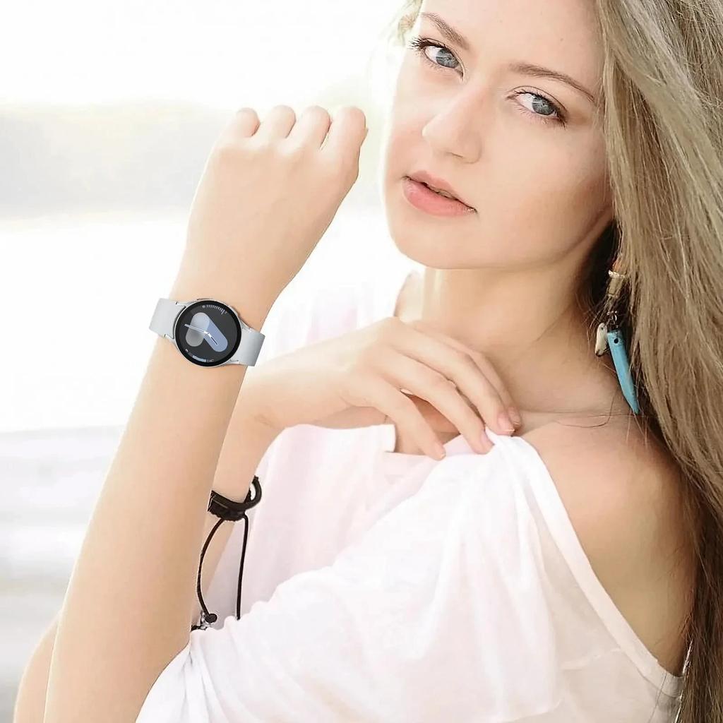 Oryginalny Silikonowy Pasek Do Samsung Galaxy Watch 7/6/5/4 44mm 40mm 5 Pro Sportowa Bransoleta Galaxy Watch 6 4 Classic 47mm 43mm Pasek