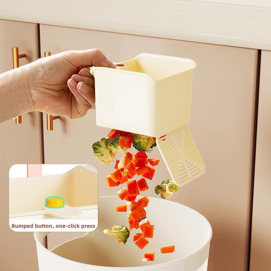 Yousheng 1/2Pcs Drain Basket Sink Food Catcher Detachable Easy to Clean Simple Installation Compact Kitchen Sink Strainer Basket