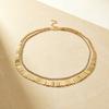 Exaggerated multi-layer fringed diamond necklace, personalized fashion, simple collarbone chain, trendy design, sense of decoration