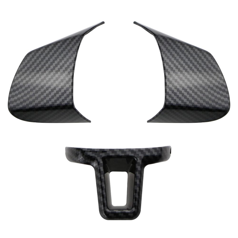 ABS Kohlefaser Lenkradabdeckung Schutzleiste für Volkswagen VW Polo 11-14 Golf 6 2009 - 13 Jetta Touran Bora Caddy Eos