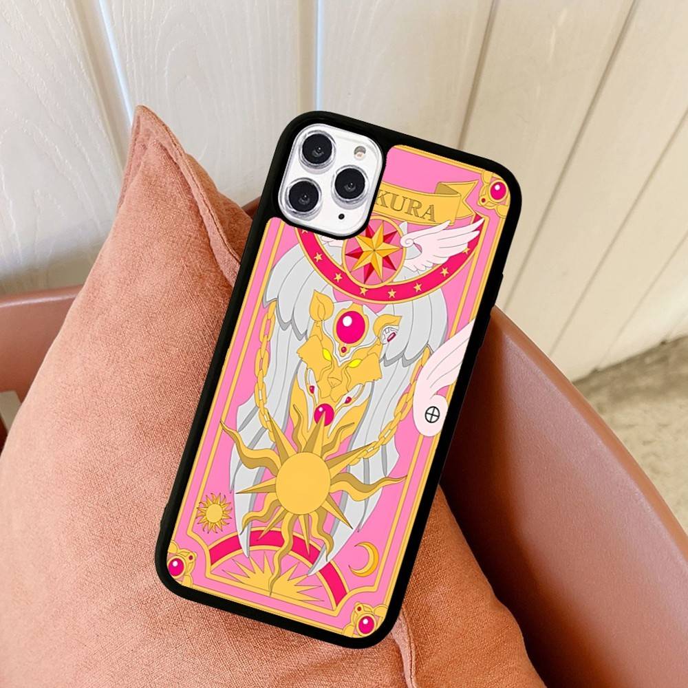 Anime C-CardcaptorS S-Sakura Phone Case For IPhone 17 Pro 16 Plus 16 Pro Max 15 14 13 12 11 PC+TPU Back Cover