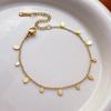 Elegant Water Drop Titanium Steel Necklace - Niche Design with 18K Gold Clavicle Chain for Women