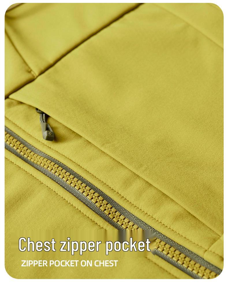 Unisex Soft Shell Windbreaker: Waterproof, Windproof Fleece Jacket for Autumn/Winter Mountaineering