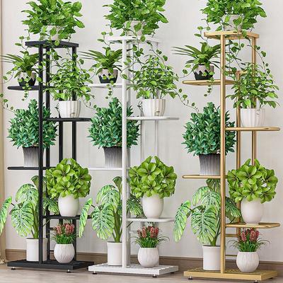 Support à fleurs multicouche minimaliste nordique pour usage intérieur/extérieur