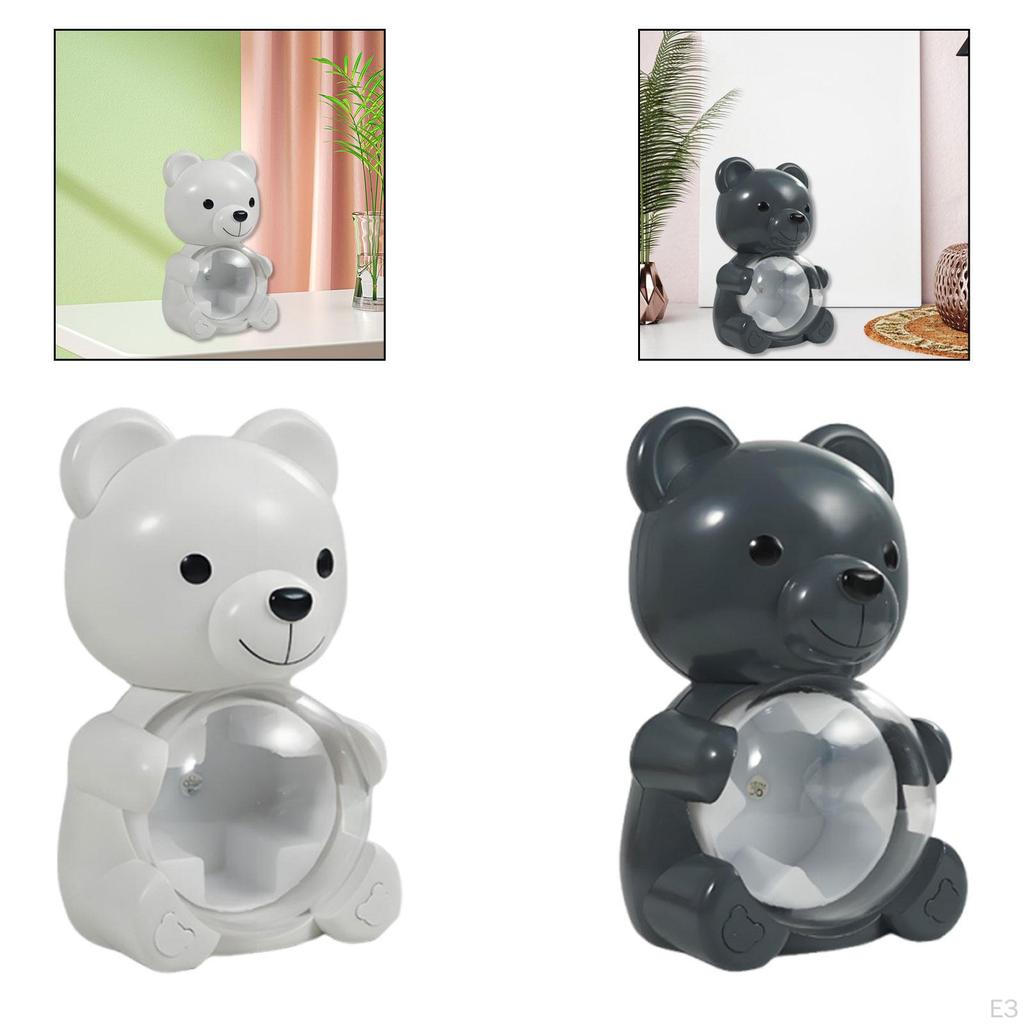 Automatic Watch Winder Accessories Holder Storage Organizer Portable Bear Shaped Sturdy for Man and