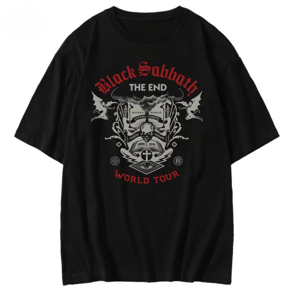 2025 Sommer Herren Kurzarm Extrem Berühmt BLACK SABBATH Band T-Shirt Britischer Rock Black Sabbath Europäischer und Amerikanischer Trend