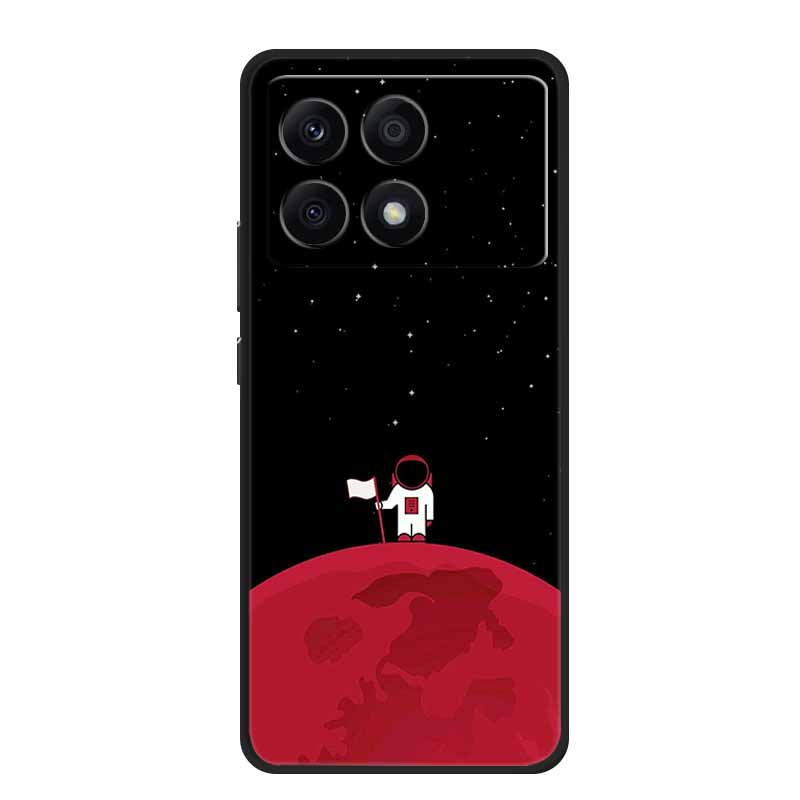 Para Xiaomi Poco X6 Pro 5G Funda Lujo TPU Silicona Trasera Fundas de Teléfono para Xiaomi Poco X6 Dibujos Animados Protector 2311DRK48I Funda