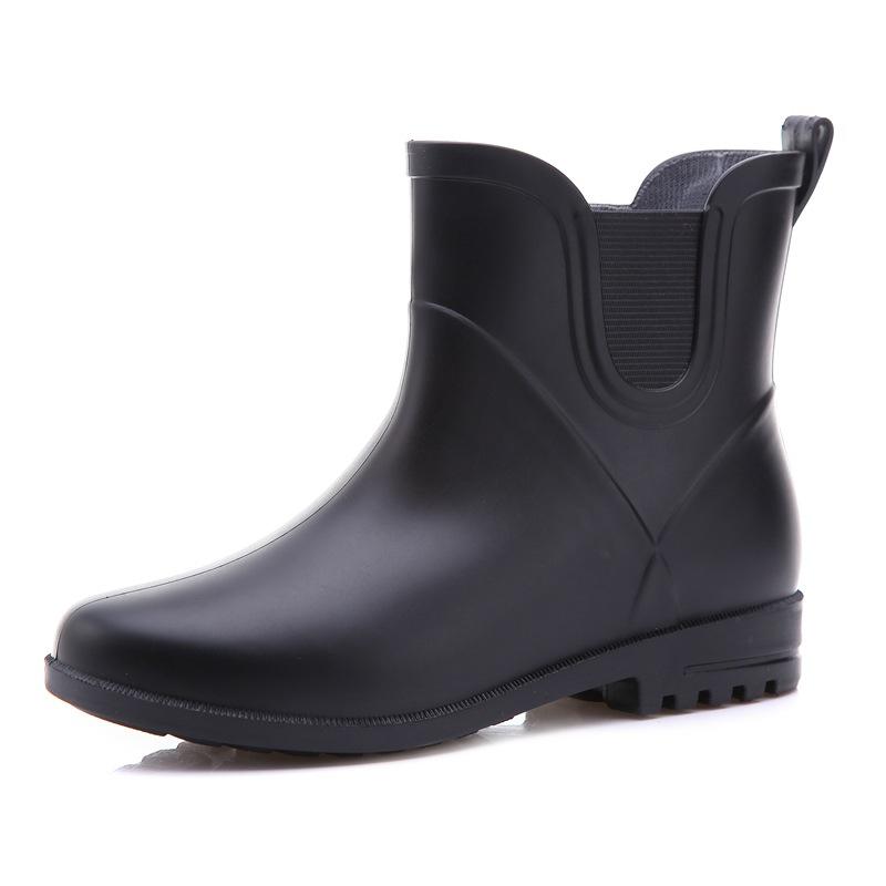 Women'S Rain Boot 2022 Spring Autumn Solid Color Women Waterproof Shoes Ankle Boots Ladies Non-Slip Boots Women Rain Boot Shoesf