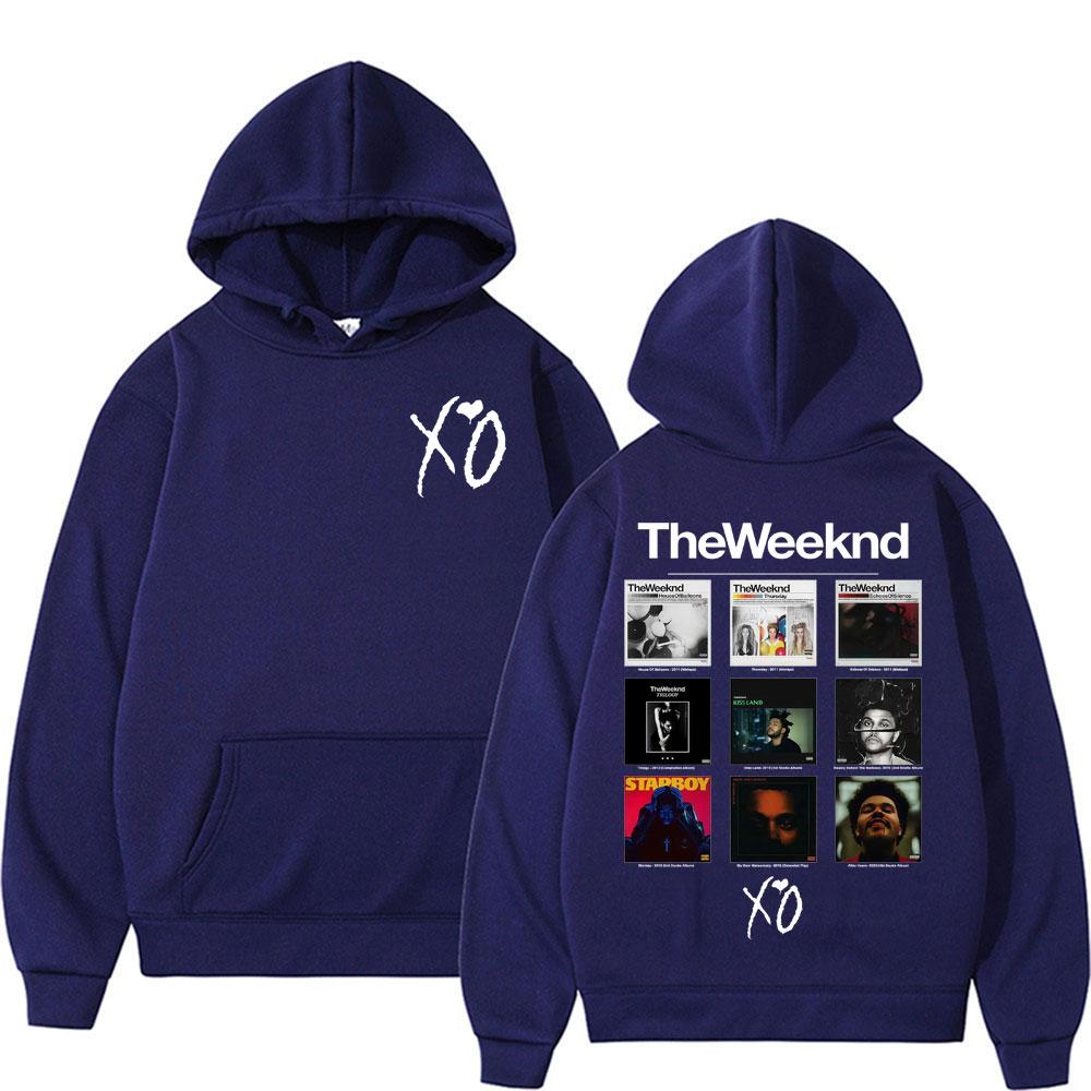 Rapper The Weeknd Album Cover Grafik Hoodies Herren Damen Mode Musik Sweatshirt Bodywarmer Komfort Hoodie