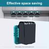 5PCS Battery Holder Storage Rack for Dewalt/Makita/Milwaukee 14.4V 18V Li-ion Battery Wall Mount Tool Bracket Fixing