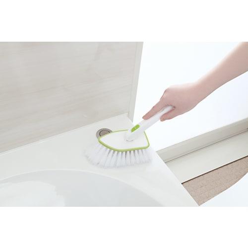 Towa Sangyo Bathroom Cleaning Brush, Extendable Aluminum Handle, Long, 30007