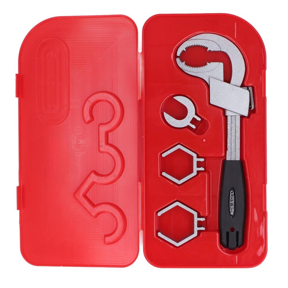 Wide Opening Bathroom Wrench Aluminum Alloy Double-Ended Wrench Multifunctional Wrench Durable