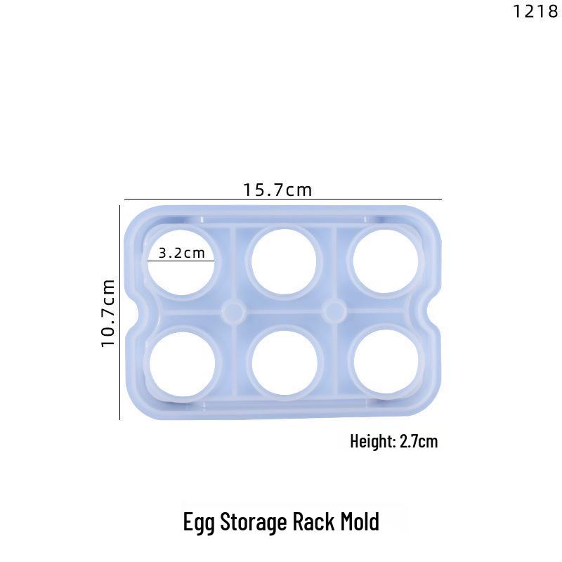 Poppy DIY Epoxy Egg Tray Silicone Mold
